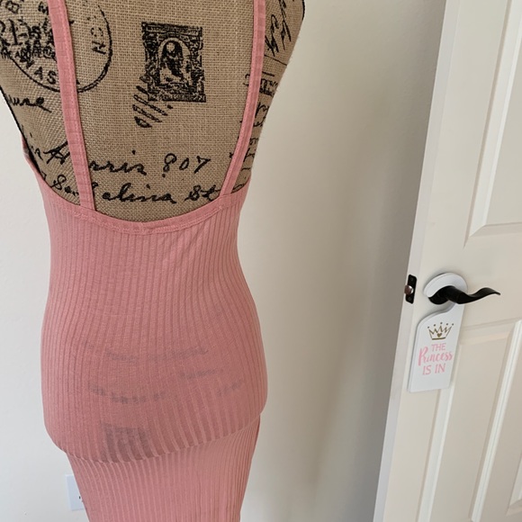 Muted Rose Midi Dress. NWOT. - Picture 3 of 8